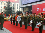 地展会上威武给力的仪仗队