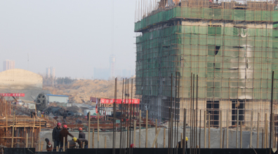 貂蝉踩盘记之润城 繁忙的施工现场