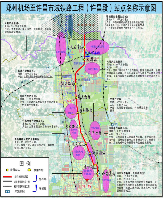 速看!郑许市域铁路许昌段11个站点拟命名方案公示