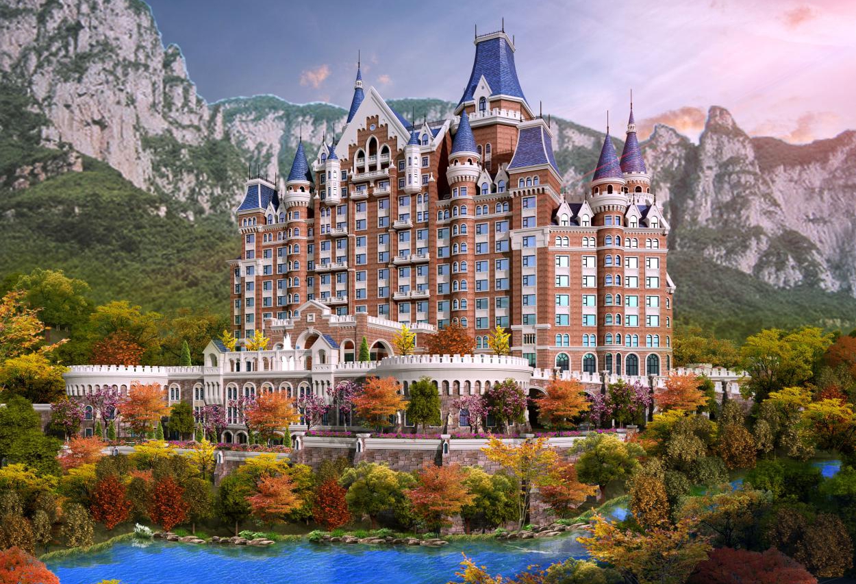 仙那度&middot;超五星级城堡酒店效果图