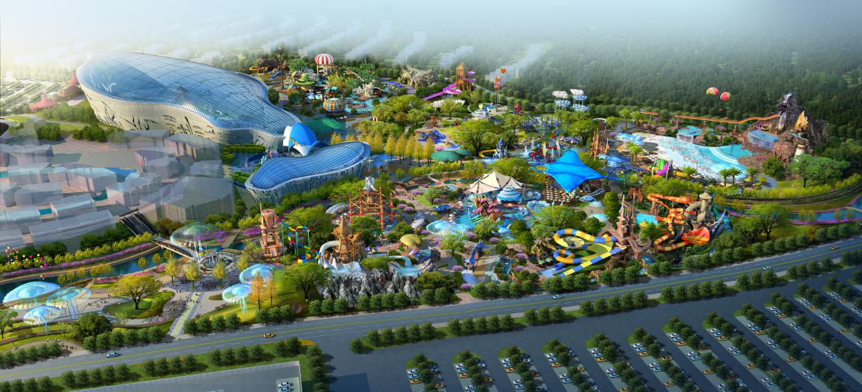 仙那度&middot;云海湾水上乐园效果图
