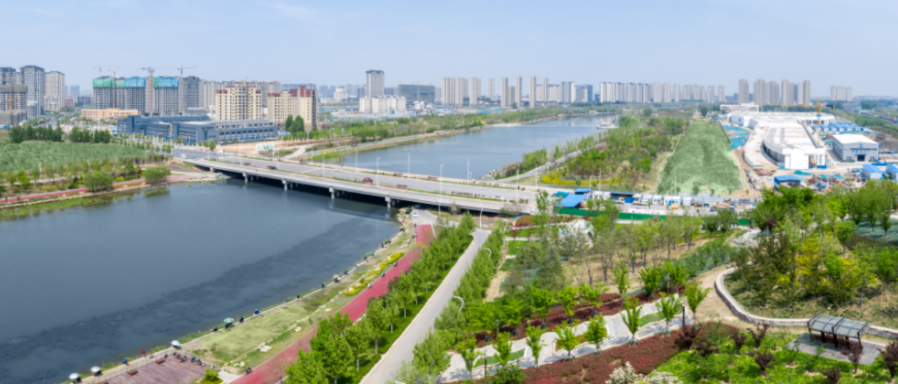 于封面贾鲁河,一江云著启幕美好河居生活