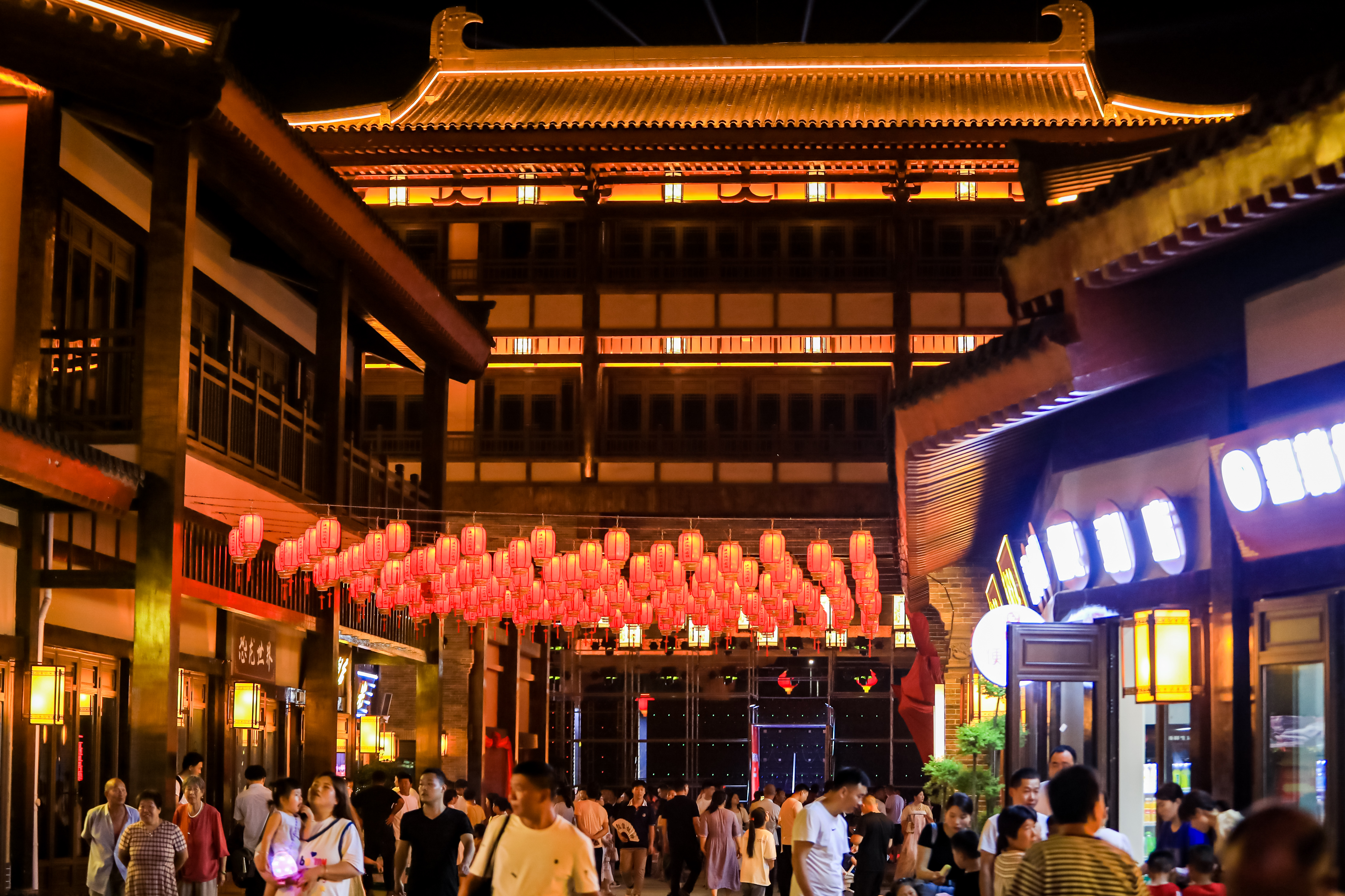 漕运盛世复兴之作,周口建业·运河古镇盛大开街! - 河南一百度