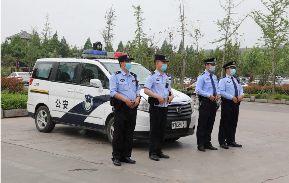 全警参战守护平安永城公安全力护航芒砀山五一假期安全稳定