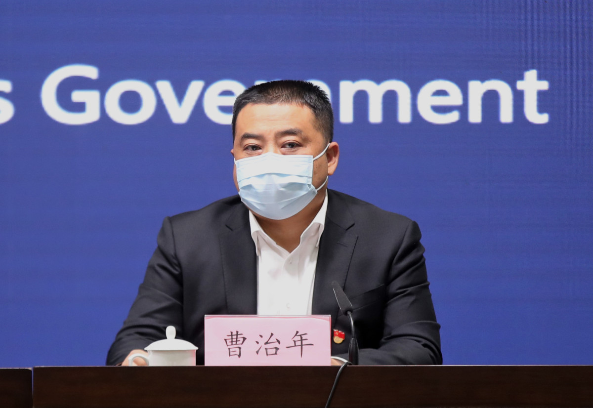 发布会上,牧原集团常务副总曹治年介绍了当前集团生猪生产供应情况