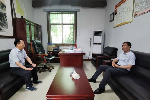 商水县委书记孔阳到联系点姚集镇调研