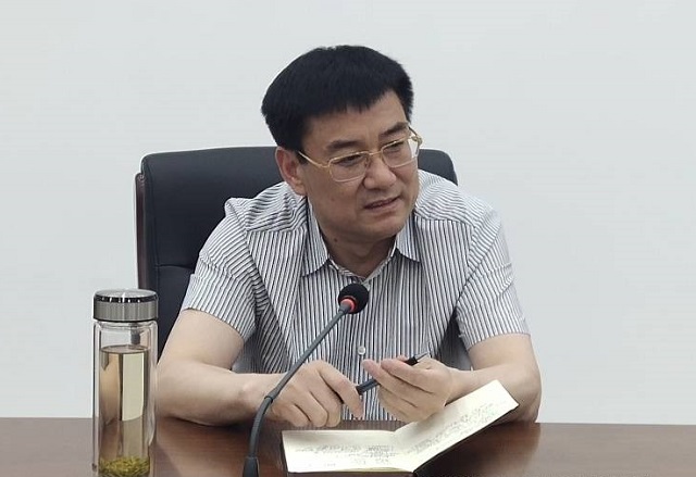 商水县长田林带队观摩城区道路建设项目 并召开会议进行安排部署