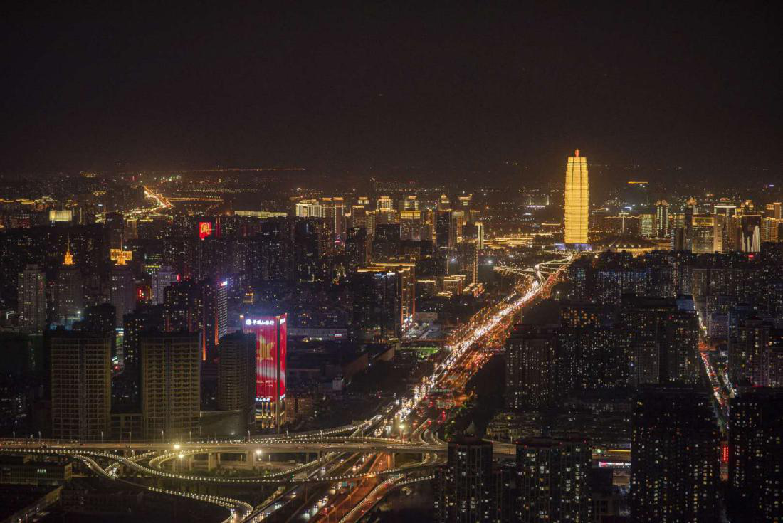 醉美.夜郑州,中原福塔