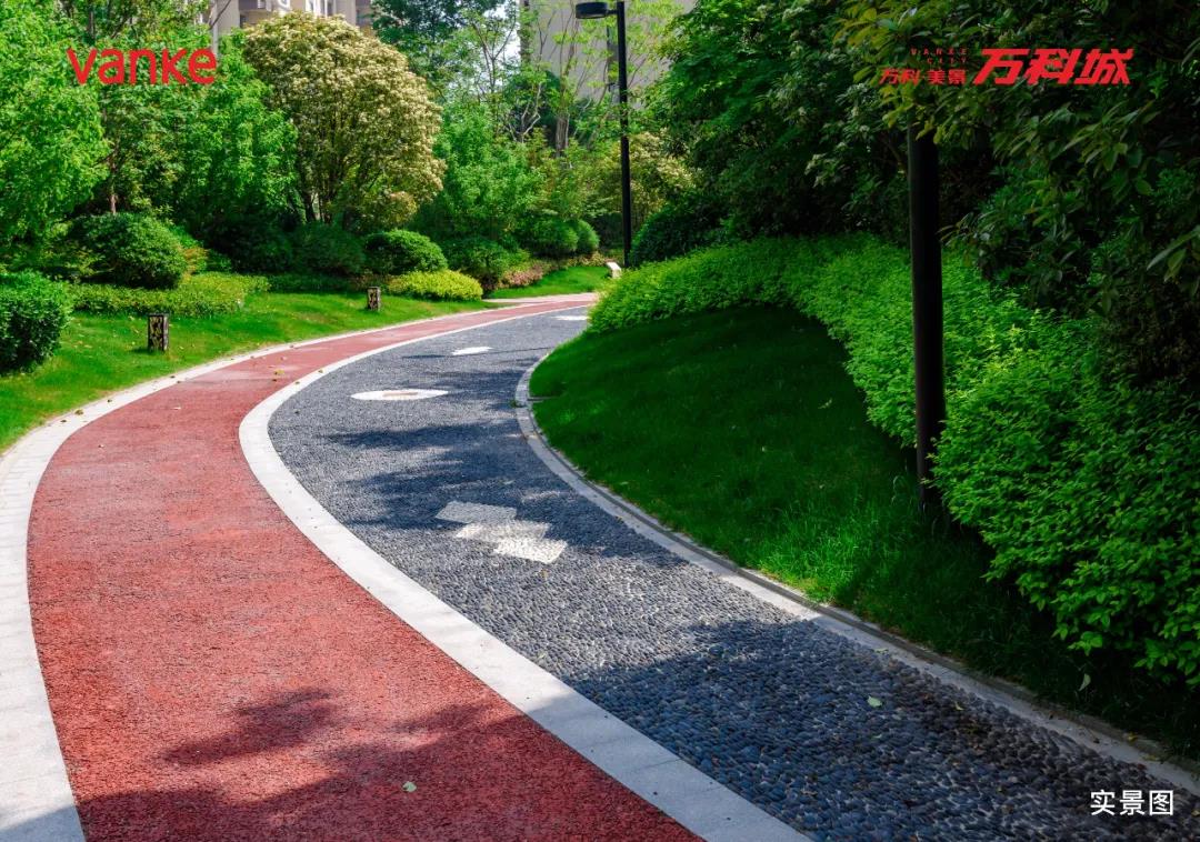 社区跑道实景图