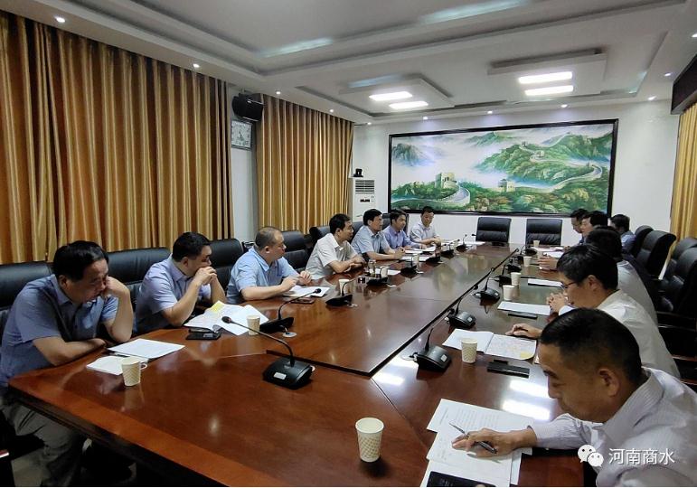 河南省公路局副局长靳明带队到商水县西环路升级改造项目进行洽谈对接