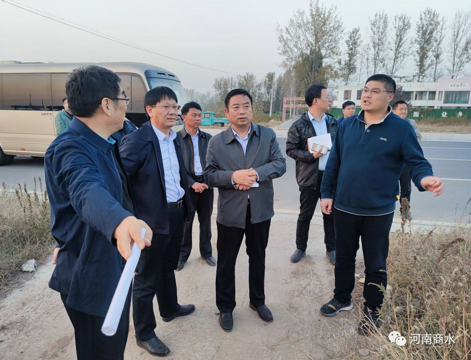 商水县委常委,常务副县长王卫东到商水县部分重点项目现场办公