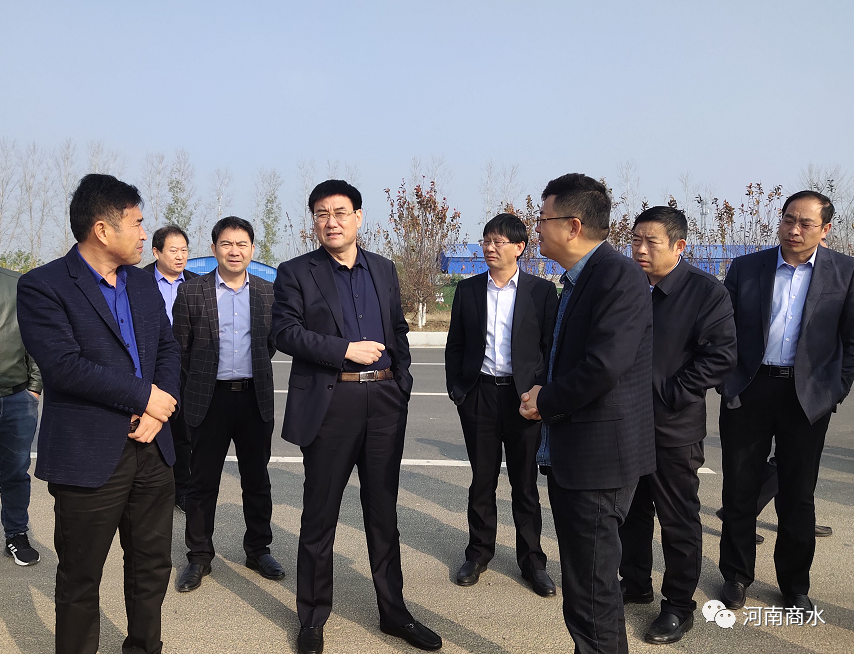 商水县长田林带队观摩督导重点项目 并对近期项目建设工作进行安排