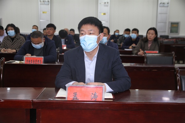 太康县收听收看全省,全市小麦病虫害防治工作电视电话会议