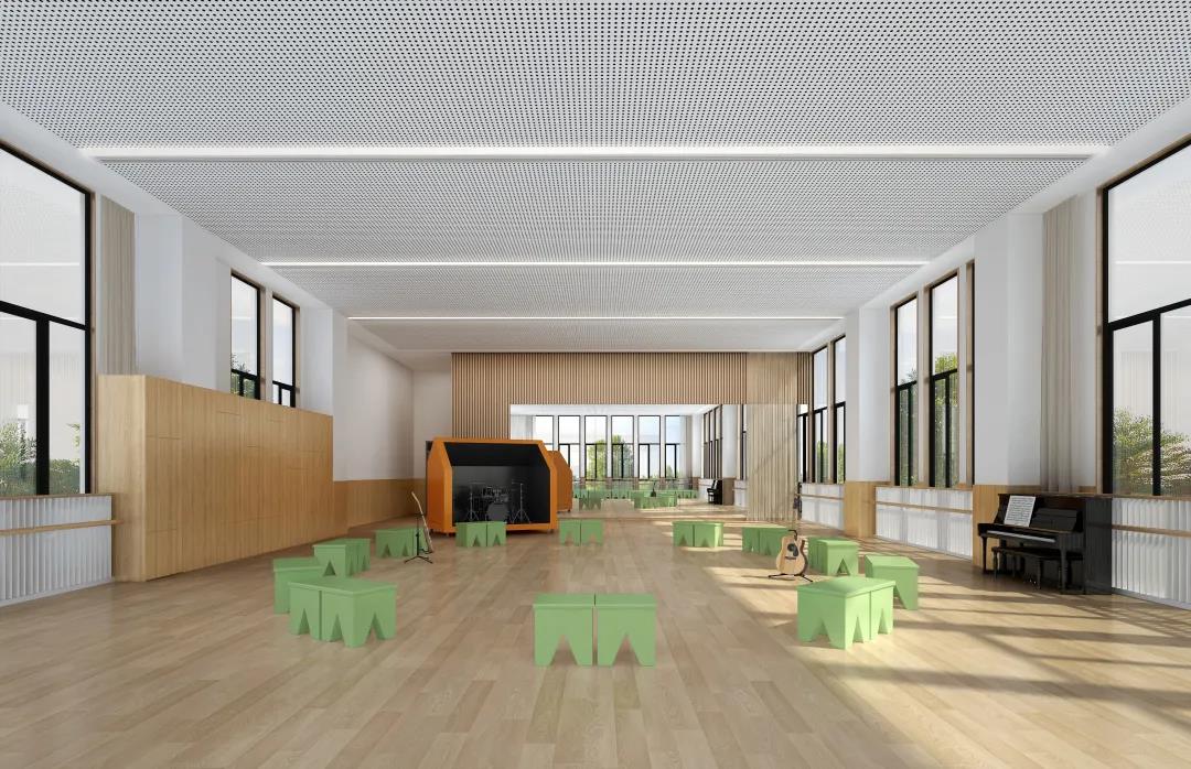 教室,分别开设不同的特色课程,每一个课程都蕴含不同的智能发展机会