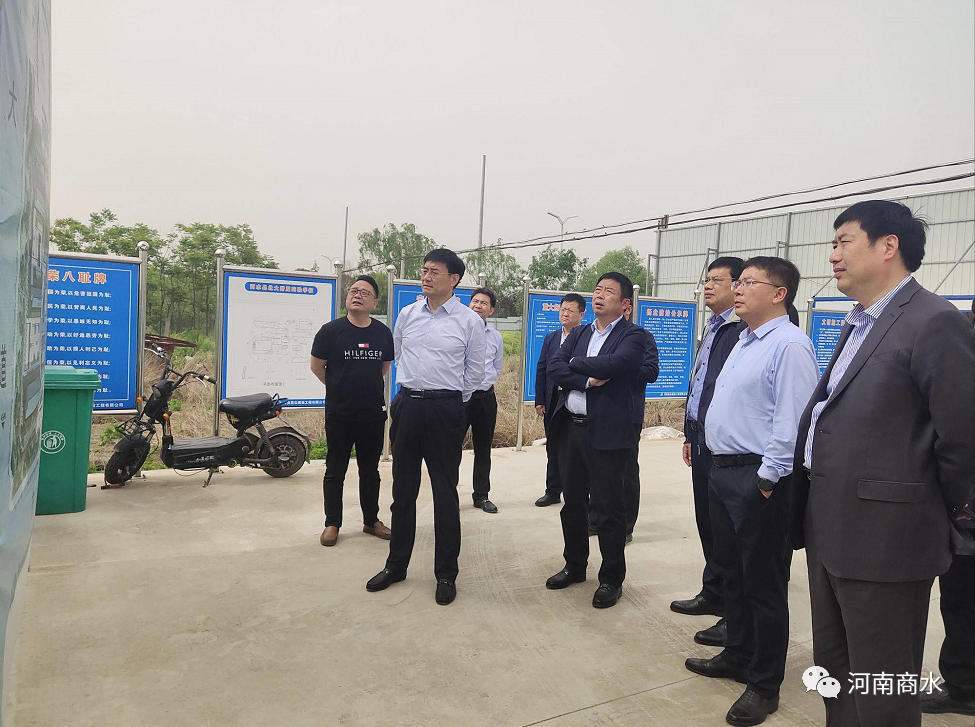 商水县长田林到商水县部分重点项目现场办公