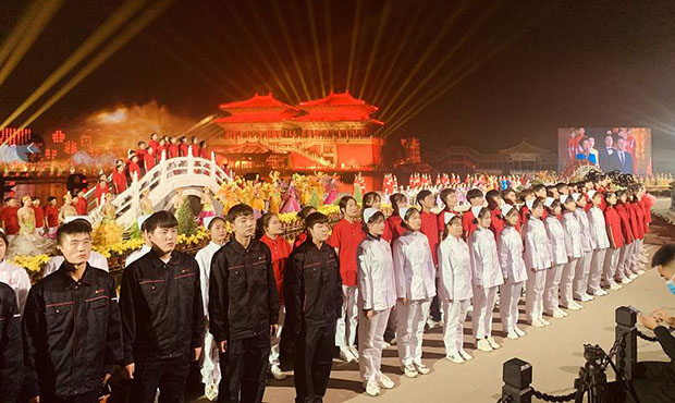 赏黄河菊香 听时代新唱——中国开封第38届菊花文化节开幕式精彩纷呈